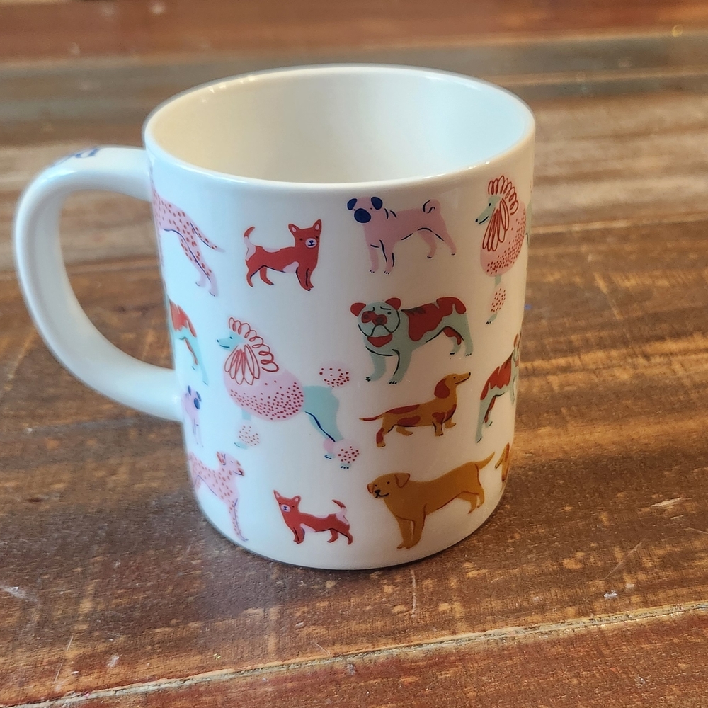 Colorful Dog Pattern Mug